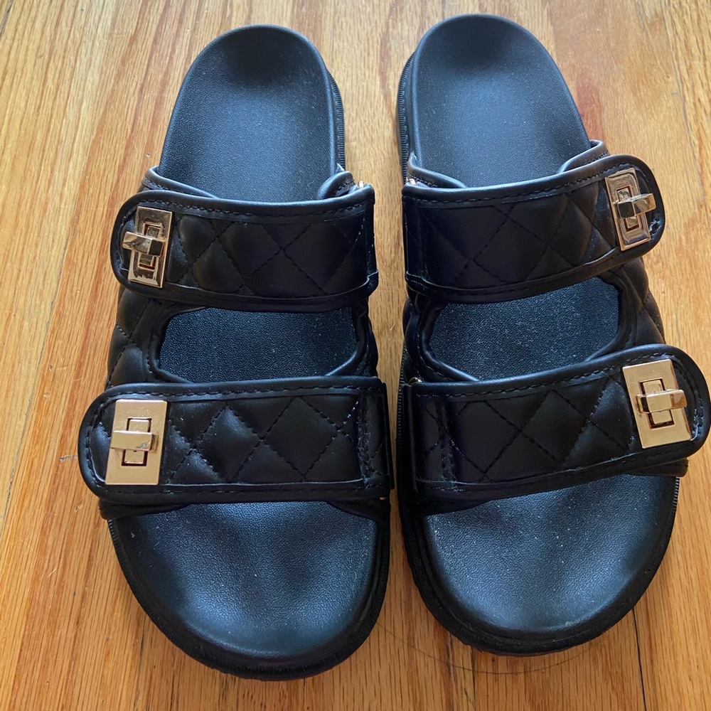 Madden NYC Quilted Sandals